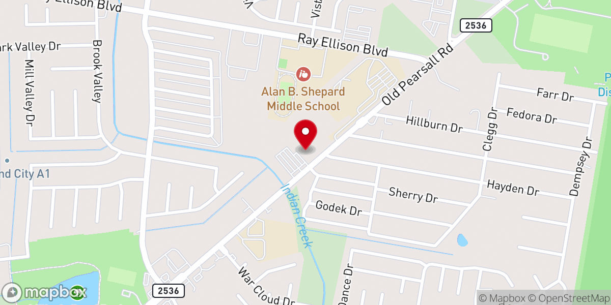 Map showing location of Divine Providence Catholic Church