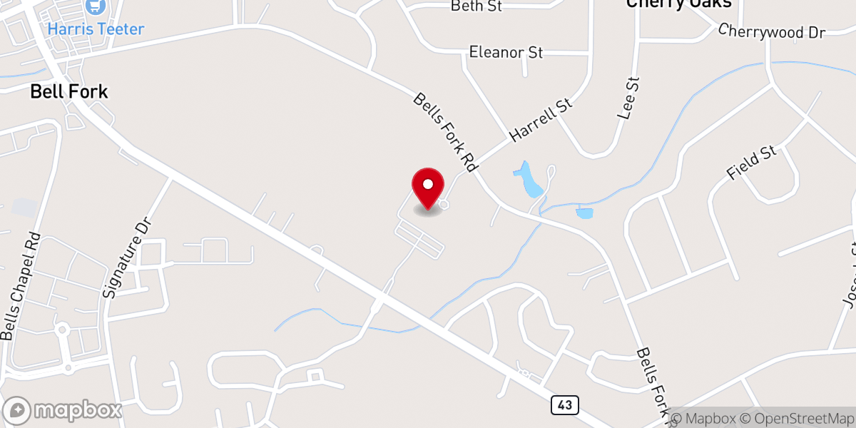 Map showing location of Greenville Chinese Christian Fellowship