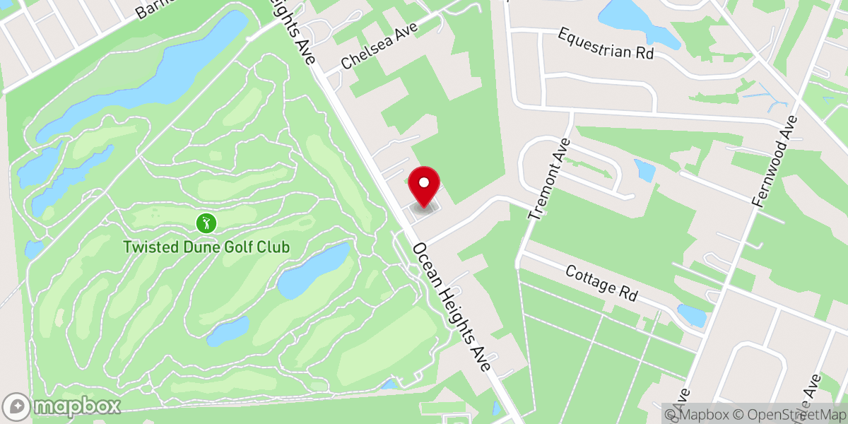 Map showing location of Atlantic Korean Presbyterian Church