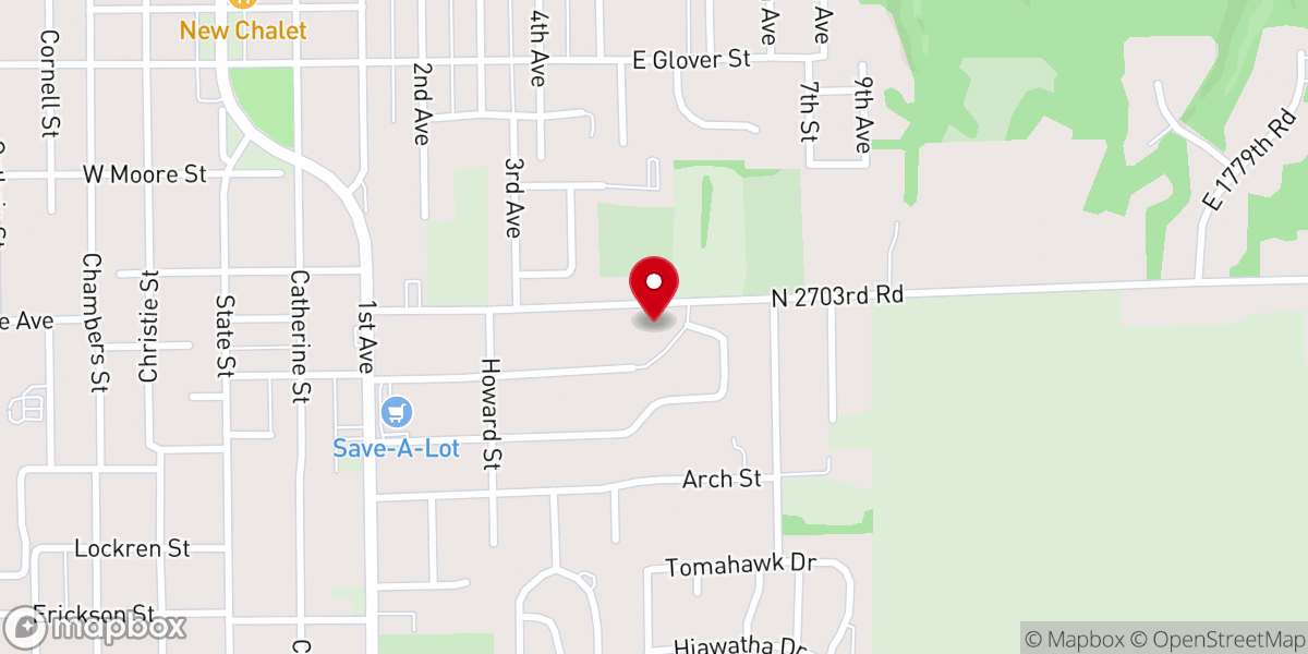 Map showing location of Epworth United Methodist Church