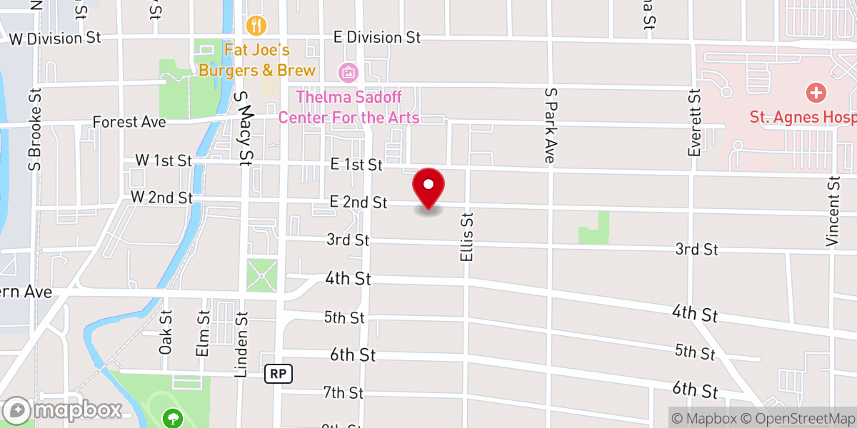 Map showing location of Winds of the Spirit Ministries Inc