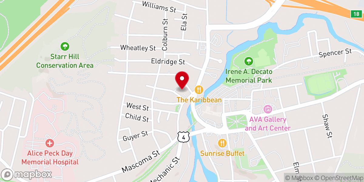 Map showing location of Saint Josephs Catholic Church
