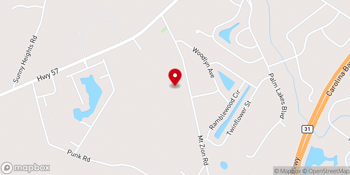 Map showing location of North Beach Vineyard Church