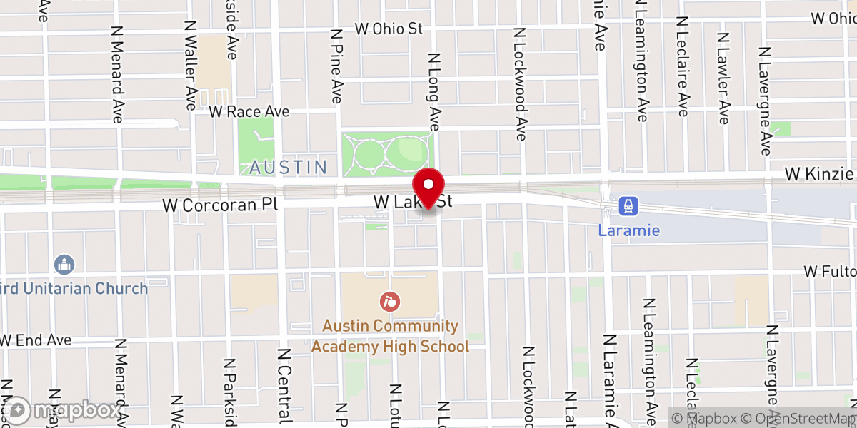 Map showing location of Holy Trinity North Side