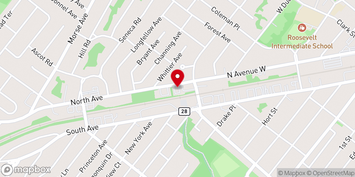Map showing location of Knights of Columbus