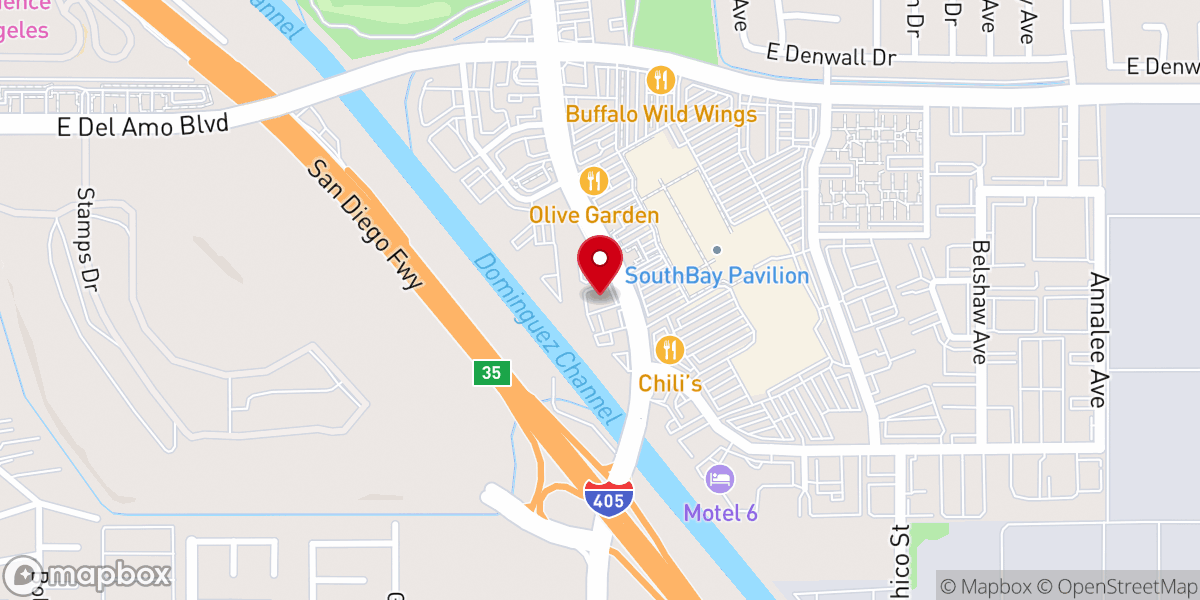 Map showing location of Samoan Flag Day Los Angeles Inc