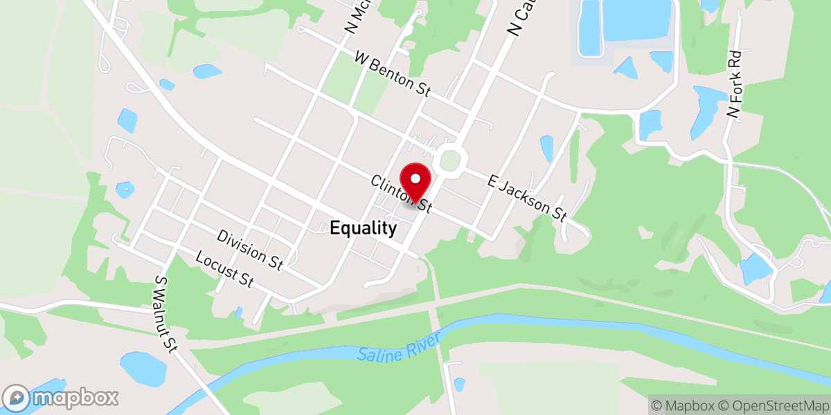 Map showing location of Presbyterian Church-Equality