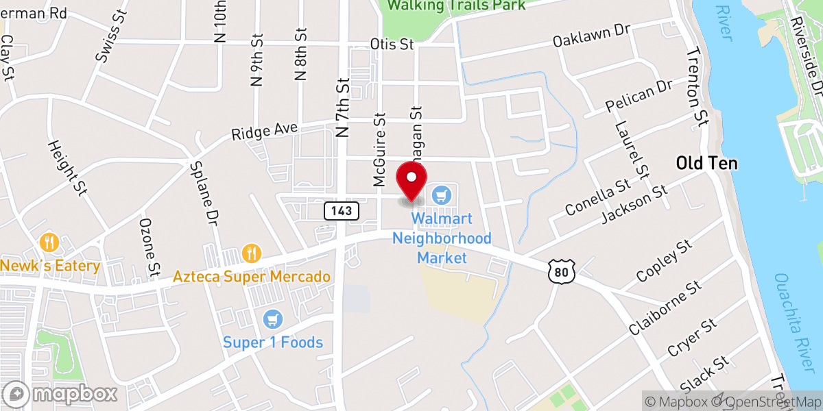 Map showing location of The Light of the World Church