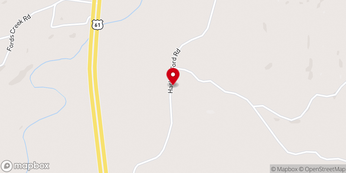 Map showing location of Matthew baptist church #1