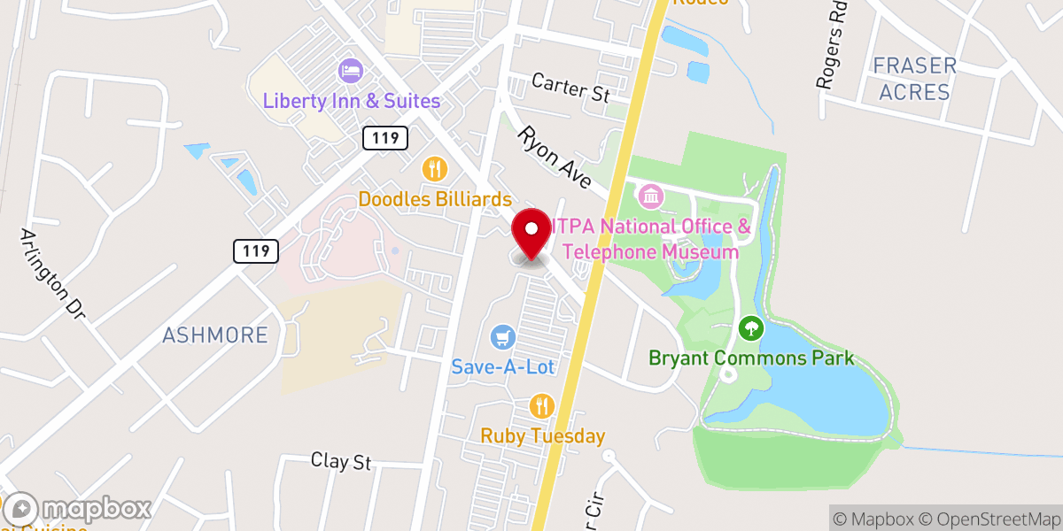 Map showing location of Psalms 112 Ministries Inc
