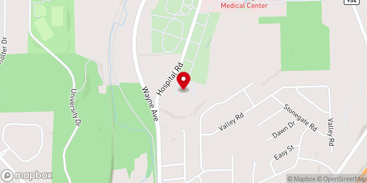 Map showing location of Saving Grace Church