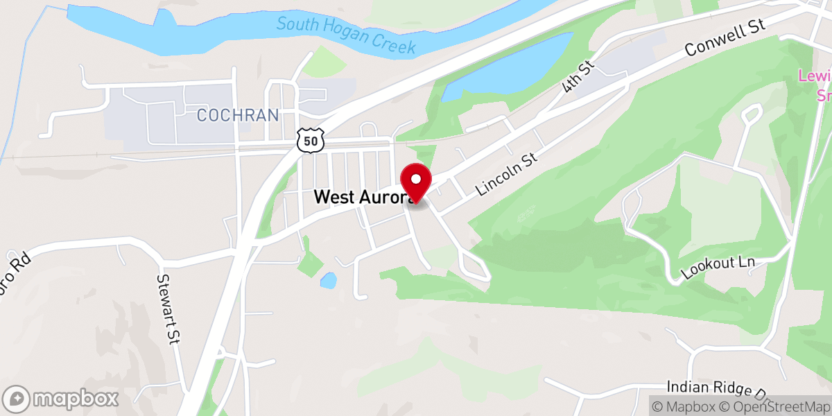 Map showing location of Alliance Church