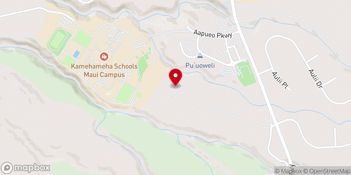 Map showing location of Grace Church Maui