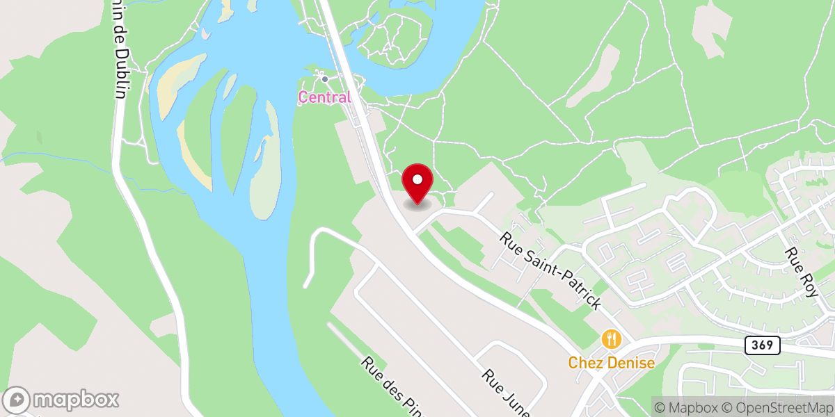 Map showing location of St. Joseph's Chapel