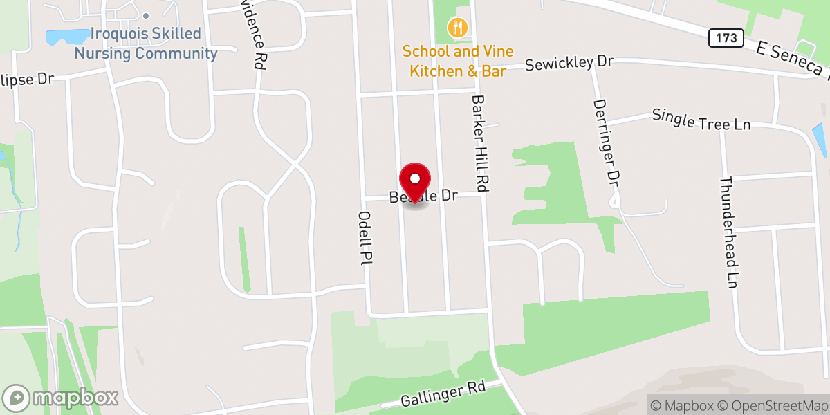 Map showing location of Limestone Fellowship Baptist