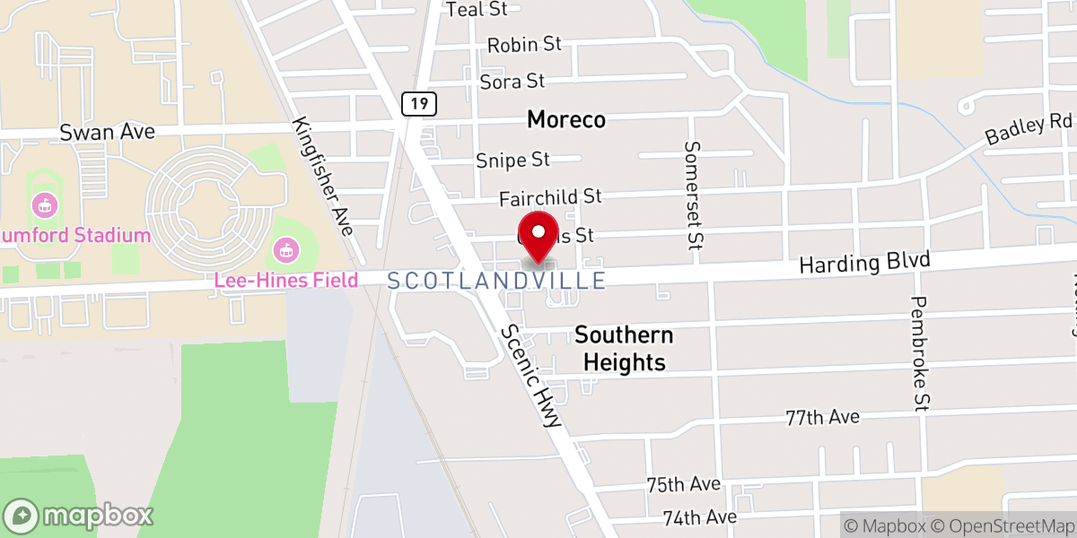 Map showing location of SAINT LUKE CHURCH