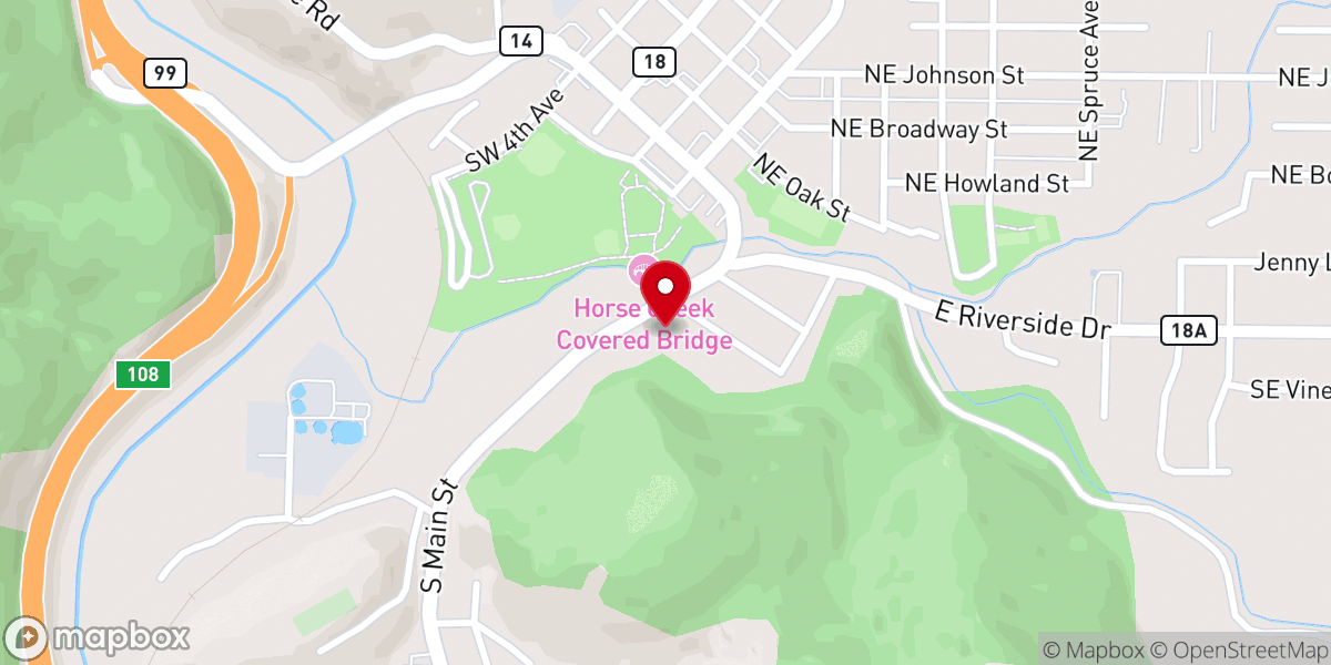 Map showing location of Harvest Christian Assembly