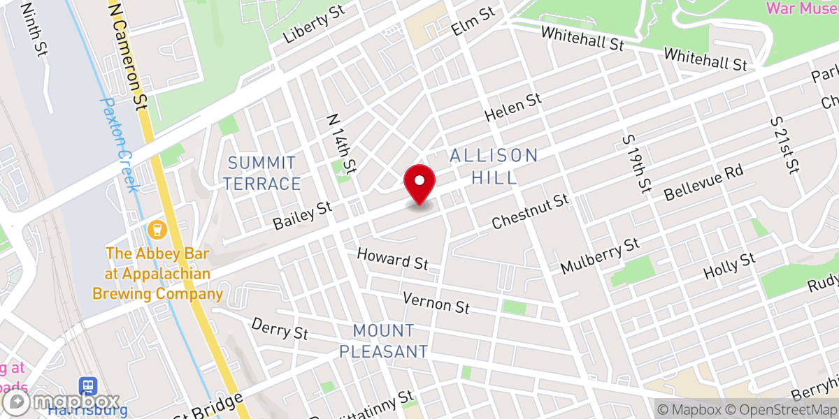 Map showing location of Saint Samuels Church