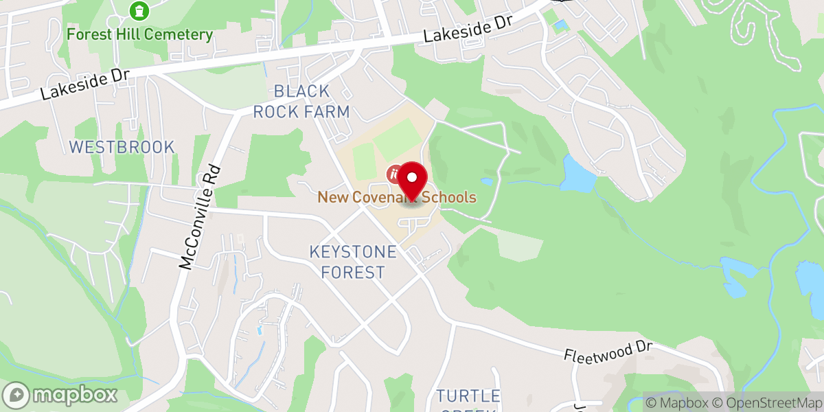 Map showing location of All Saints Reformed Episcopal Church