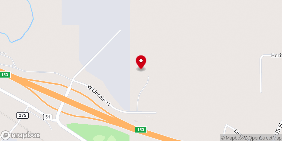 Map showing location of Old Apostolic Lutheran Church