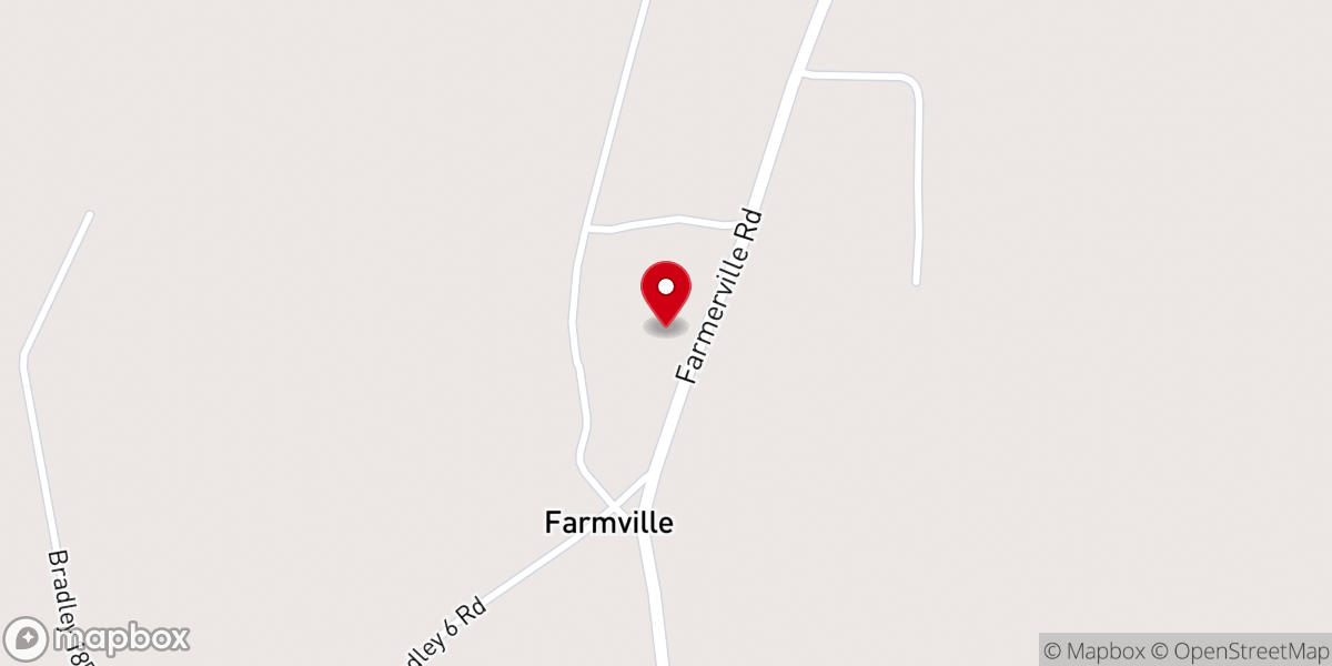 Map showing location of Farmville Missionary Baptist Church