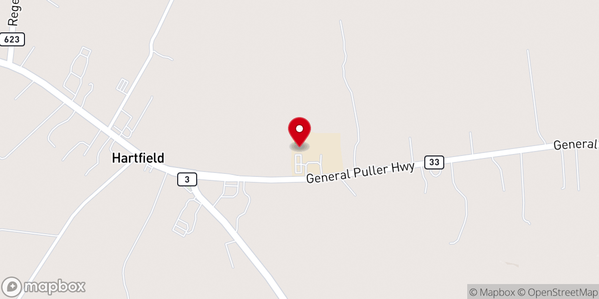 Map showing location of Middlesex Family YMCA