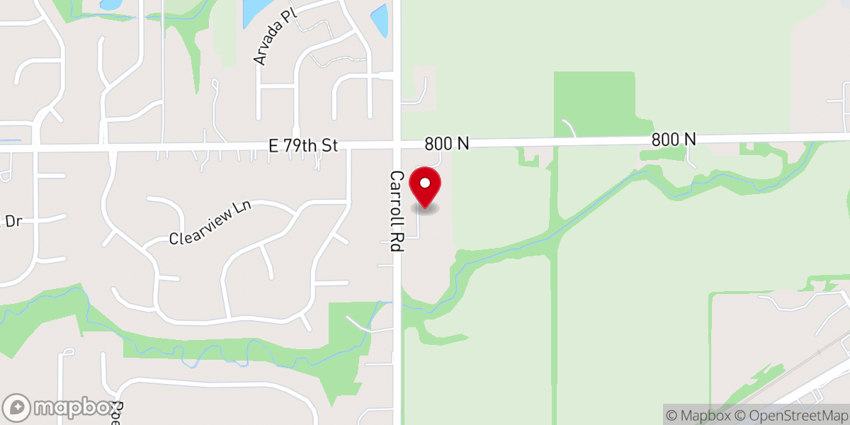 Map showing location of Christ Presbyterian Church