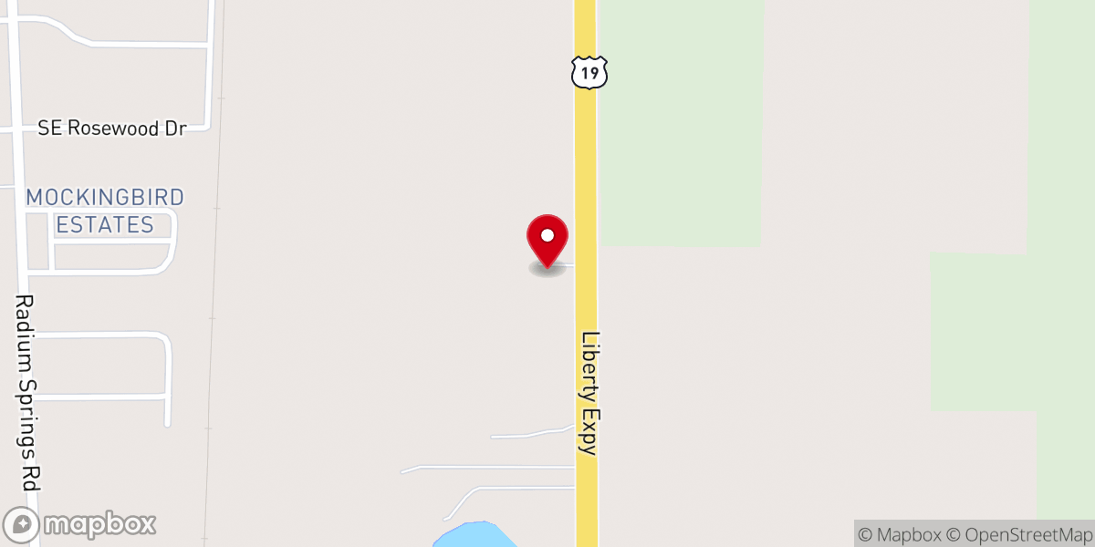 Map showing location of Albany First Church of the Nazarene