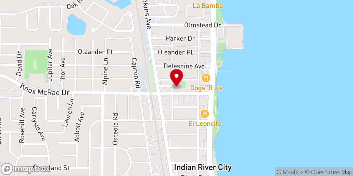 Map showing location of Christ Central Church
