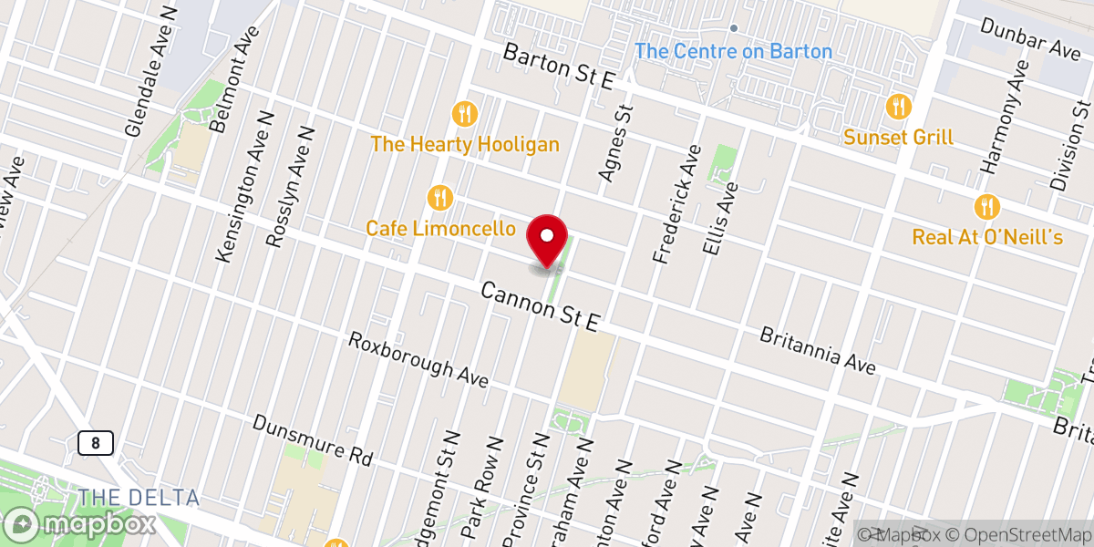 Map showing location of St Mary's Church