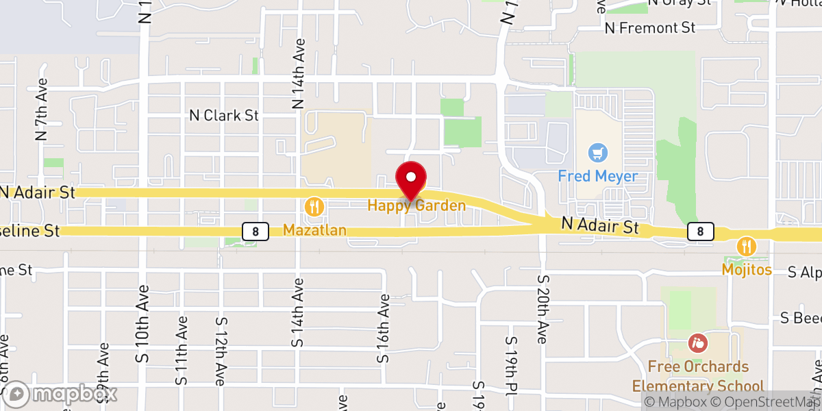 Map showing location of Cornelius Church Of Christ