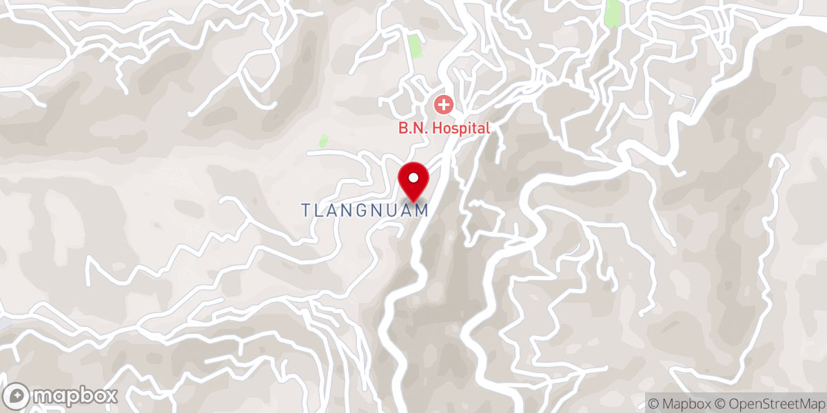 Map showing location of Christ the King Cathedral, Kulikawn