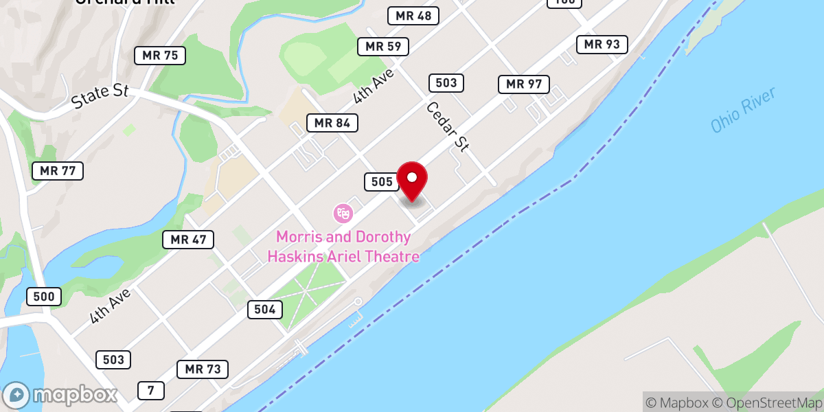 Map showing location of Mc Intyre Park District