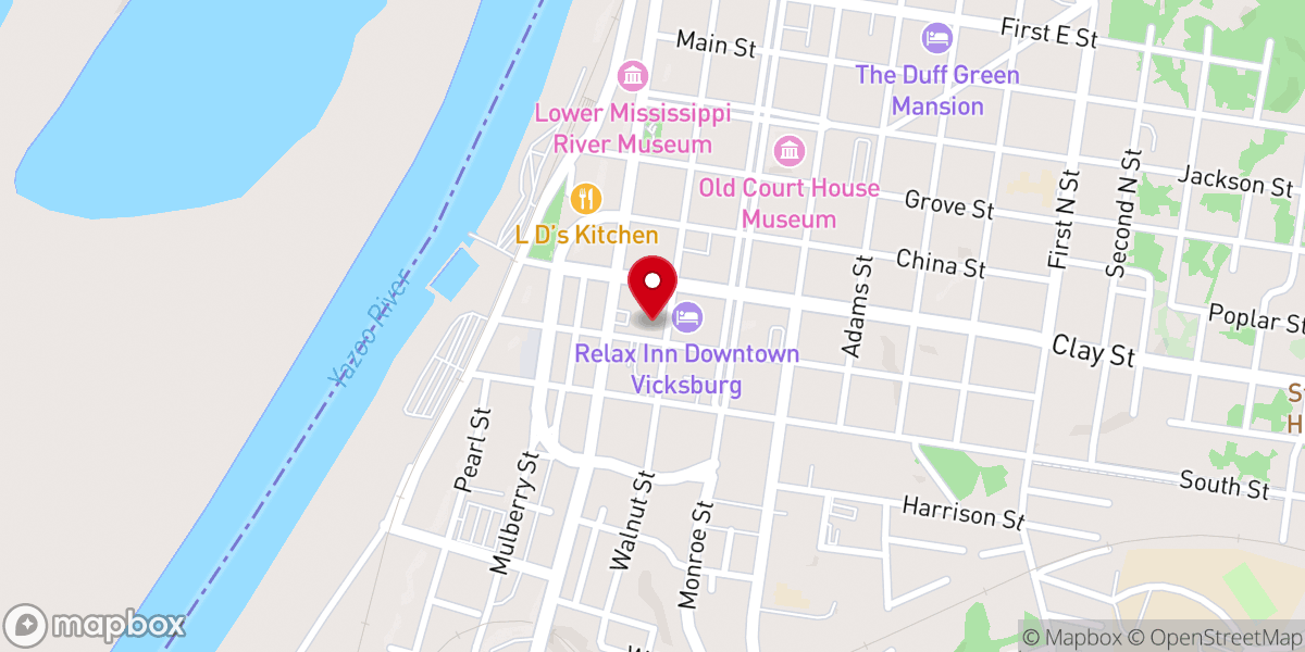 Map showing location of St. Paul Catholic Church