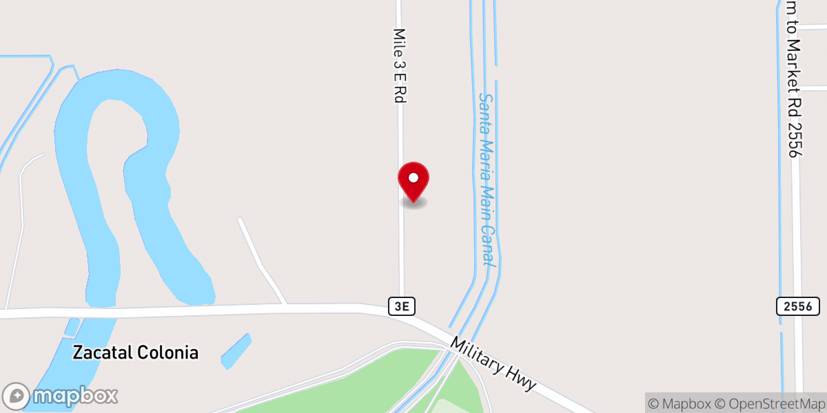 Map showing location of The Promised Land Church of the Valley