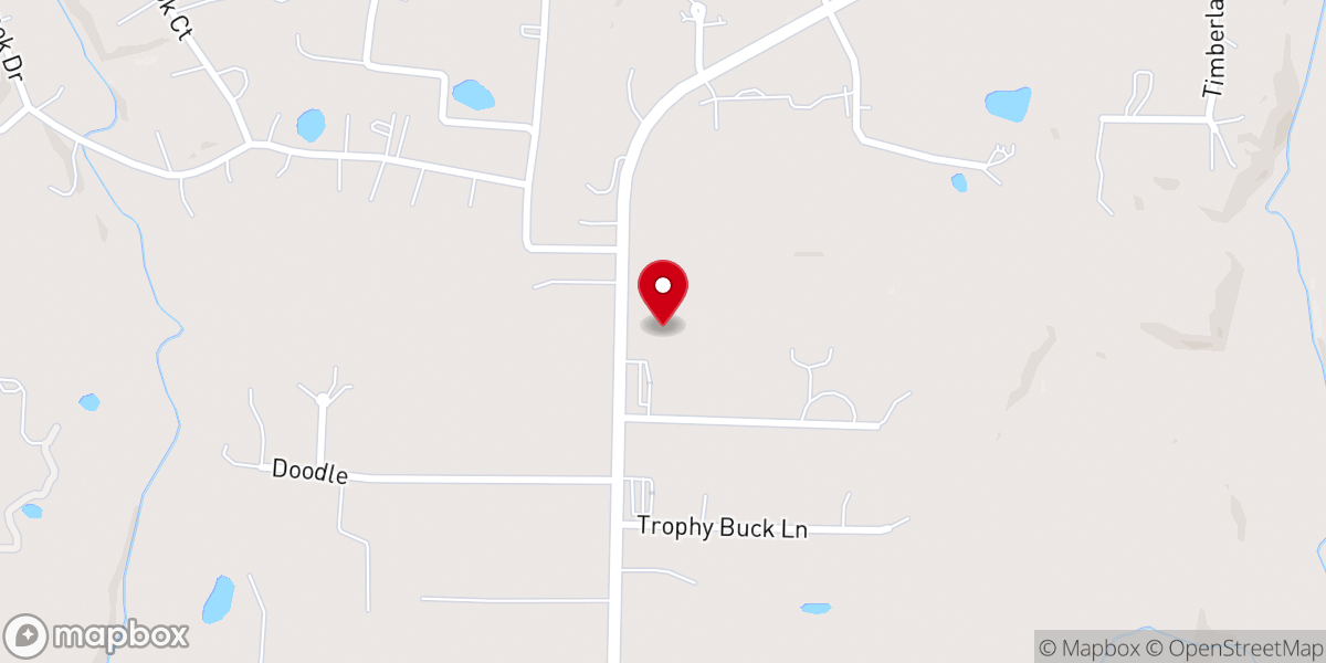Map showing location of Vision Christian Church