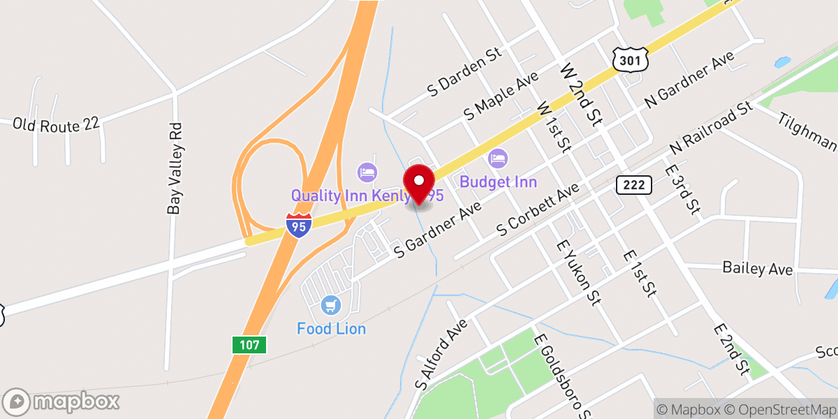 Map showing location of Circle K