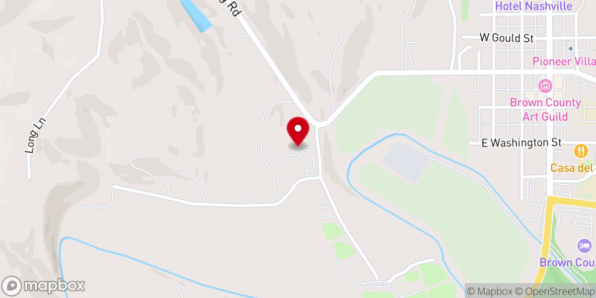 Map showing location of St. Agnes Catholic Church