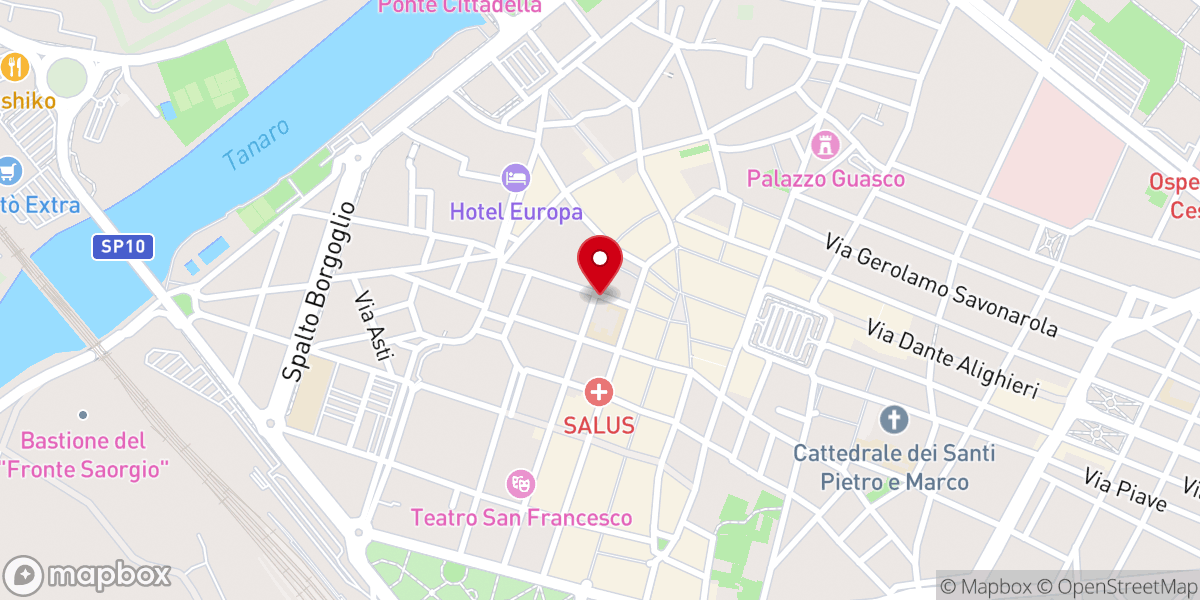 Map showing location of Parrocchia di Sant'Alessandro