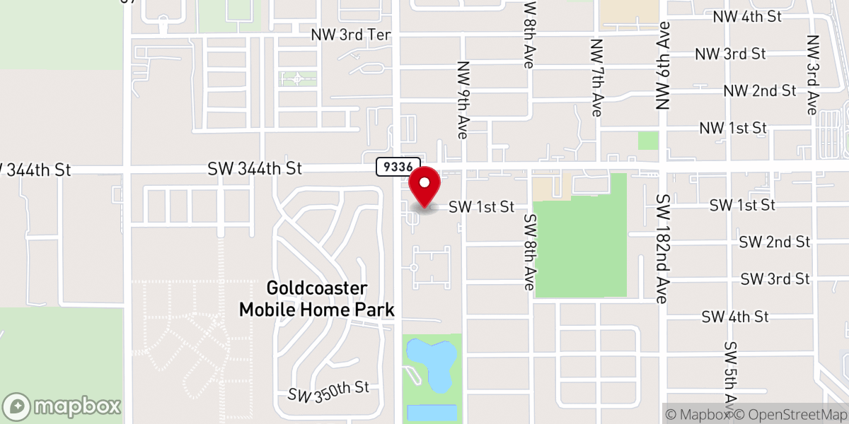Map showing location of Full Deliverance Baptist Church - Florida City, FL