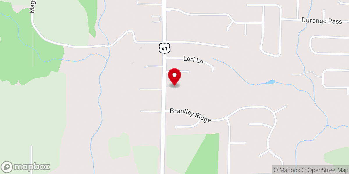 Map showing location of The Bridge Church