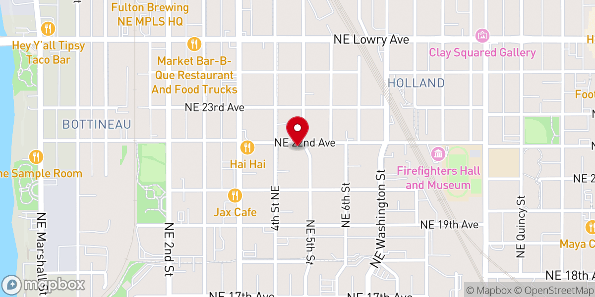 Map showing location of Sacred Heart of Jesus Parish