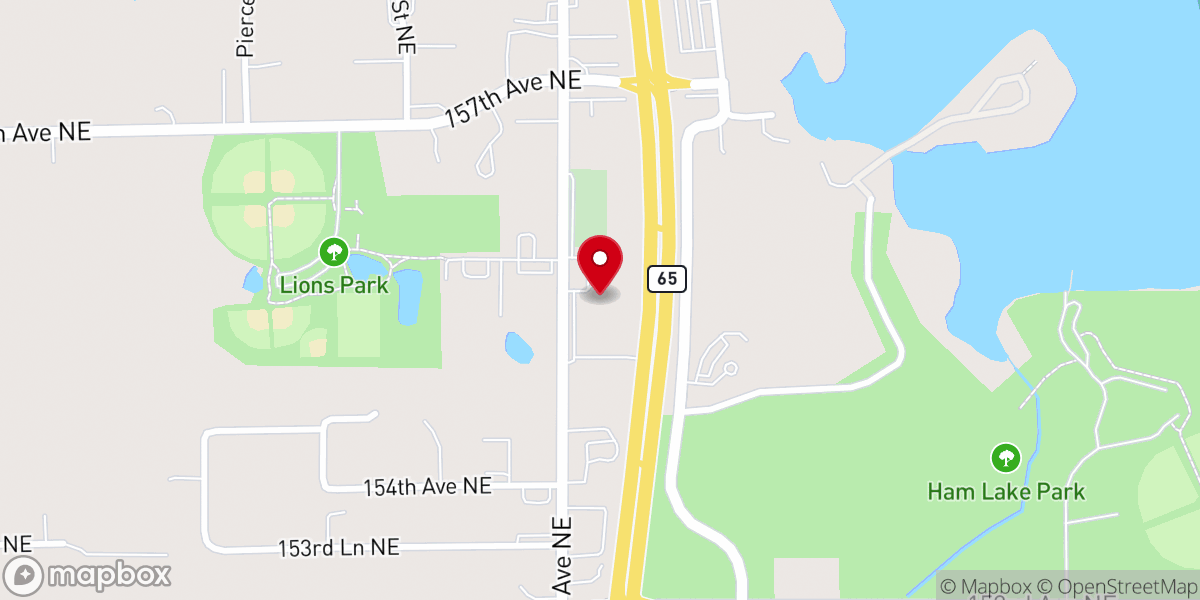 Map showing location of Glen Cary Lutheran Church