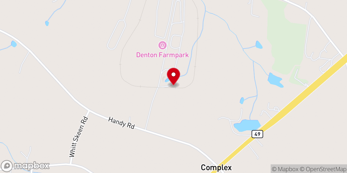 Map showing location of Handy Dandy Railroad