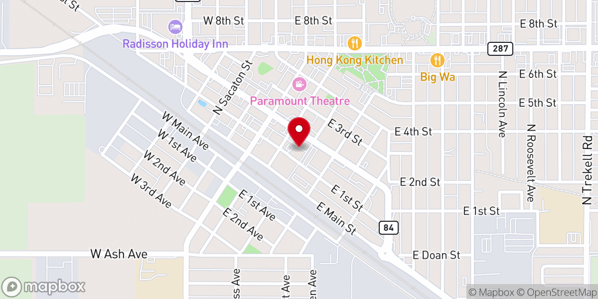Map showing location of Saint Anthony of Padua Catholic Church
