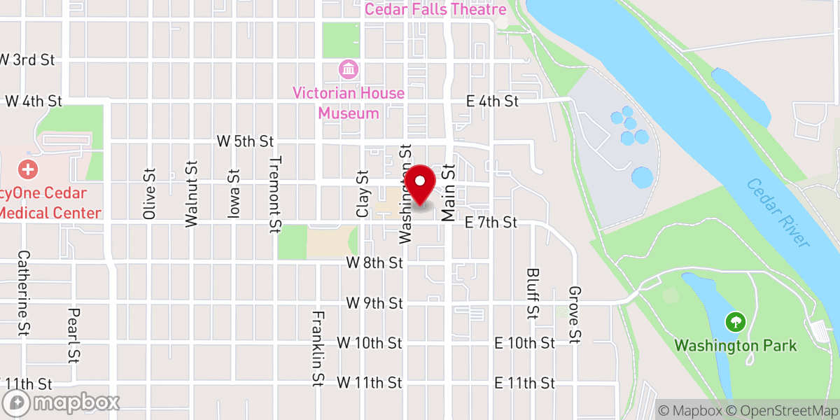 Map showing location of First Christian Science Church