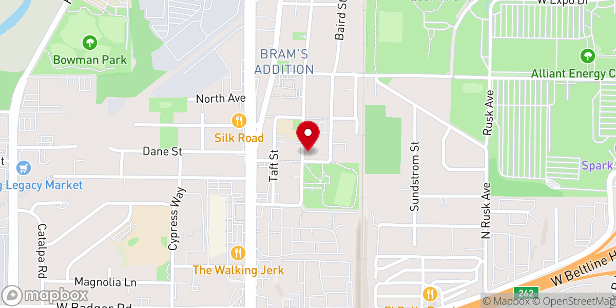 Map showing location of Mt Zion Baptist Church Food Pantry