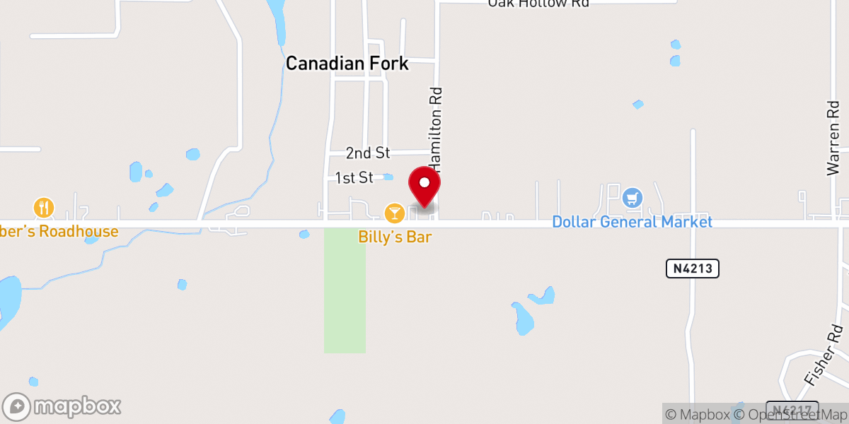 Map showing location of Plumb Theater