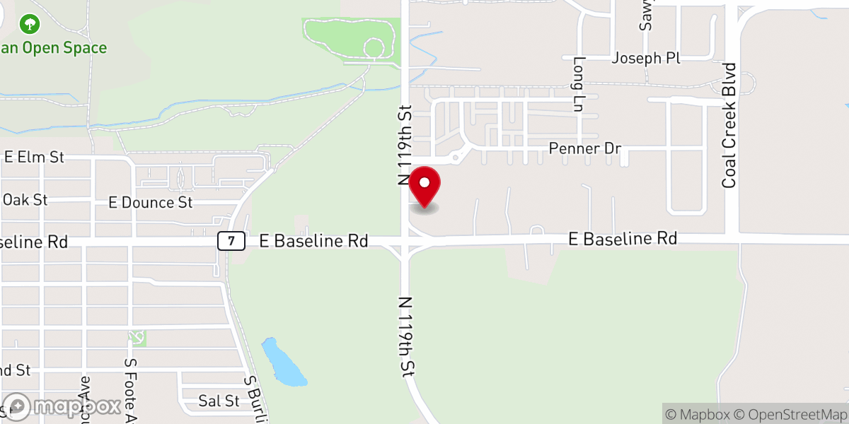 Map showing location of St. Columba Orthodox Church