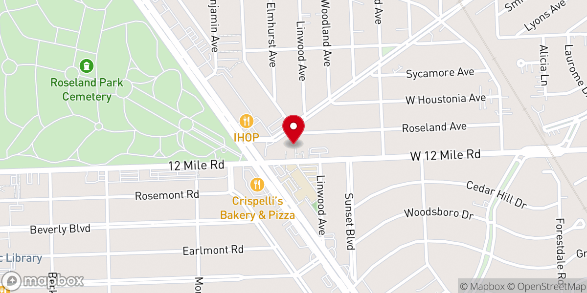 Map showing location of National Shrine of the Little Flower Basilica